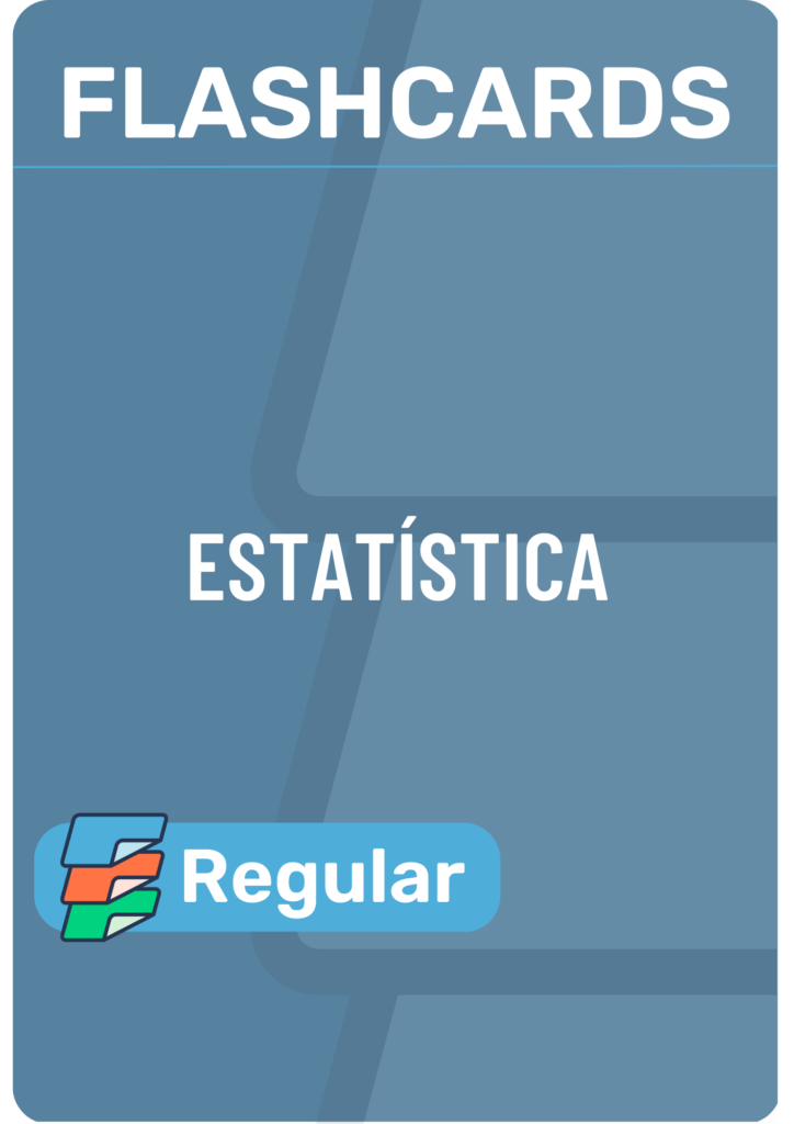 Flashcards - Estatística - Regular