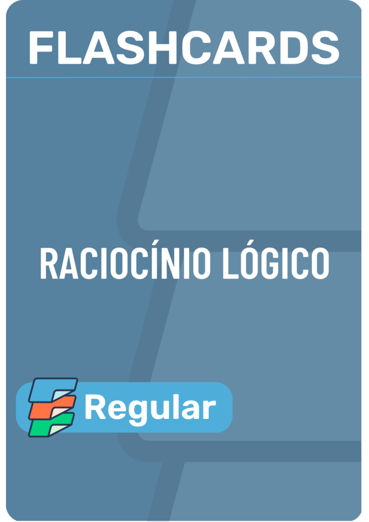 Flashcards Raciocínio Lógico - Regular