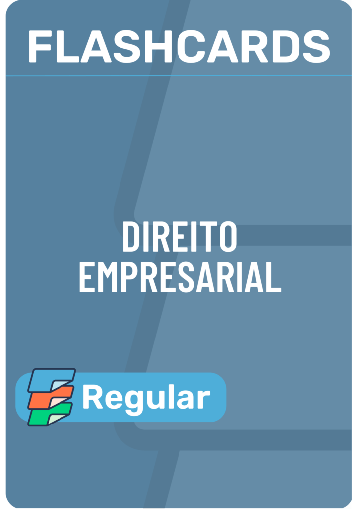 Direito Empresarial - Flashcards - Regular